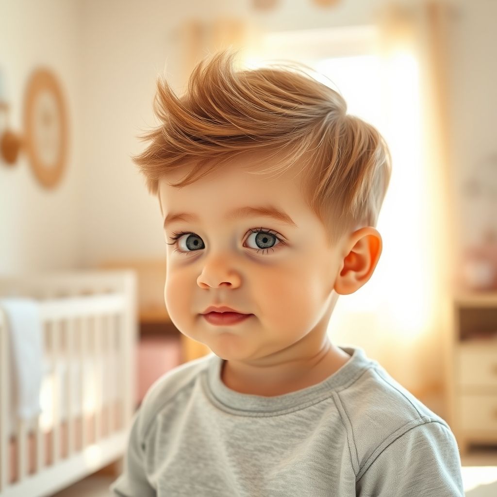 ทรงผมสวยๆ สำหรับเด็กชายอายุ 1-2 ขวบ